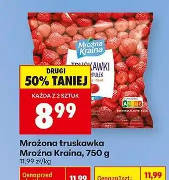 Biedronka Mrożona truskawka Mrożna Kraina, 750 g oferta
