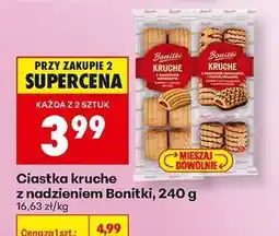 Biedronka Ciastka kruche z nadzieniem Bonitki 240 g oferta
