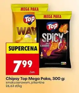 Biedronka Chipsy Top Mega Paka, 300 g oferta