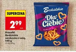 Biedronka Precelki Beskidzkie serduszka z solą, 140 g oferta