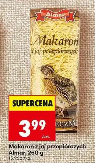 Biedronka Makaron z jaj przepiórczych Almar 250 g oferta