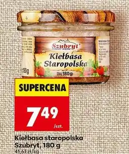 Biedronka Kiełbasa staropolska Szubryt , 180 g oferta