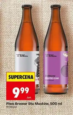 Biedronka Piwo Browar Stu Mostów, 500 ml oferta