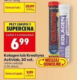 Biedronka Kolagen lub Kreatyna Activlab, 20 szt oferta