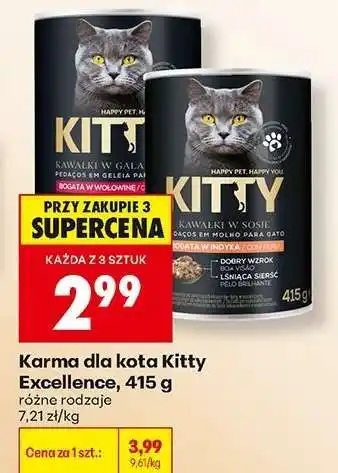 Biedronka Karma dla kota Kitty Excellence, 415 g oferta