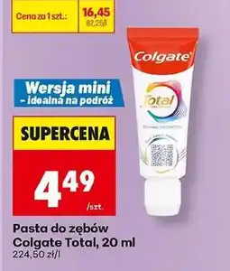 Biedronka Pasta do zębów Colgate Total, 20 ml oferta
