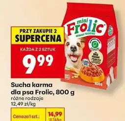 Biedronka Sucha karma dla psa Frolic, 800 g oferta