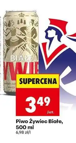 Biedronka Piwo Żywiec białe 500 ml oferta