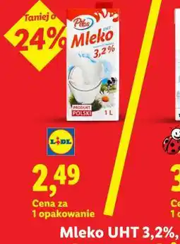 Lidl Mleko UHT 3,2% oferta