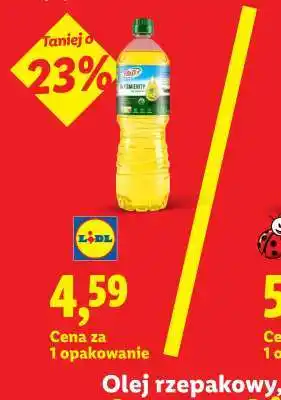 Lidl Olej rzepakowy oferta