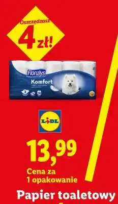 Lidl Papier toaletowy Floralys Komfort oferta