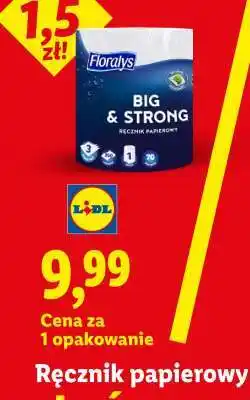 Lidl Ręcznik papierowy Floraly's Big & Strong oferta
