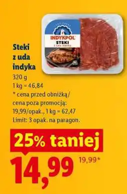 Lidl Steki z uda indyka oferta