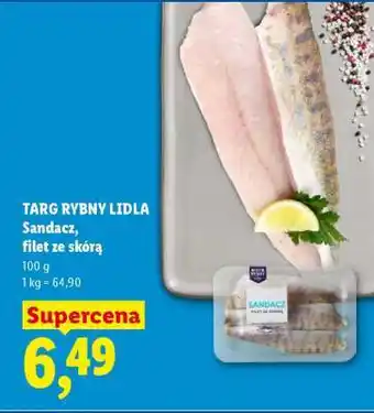 Lidl SANDACZ FILET ZE SKÓRĄ oferta