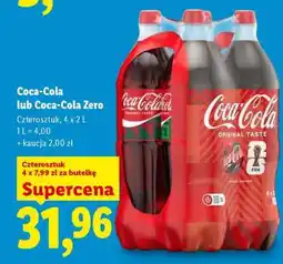 Lidl Coca-Cola lub Coca-Cola Zero oferta