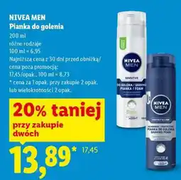 Lidl NIVEA MEN Pianka do golenia oferta