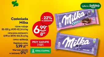 Żabka Czekolada Milka oferta