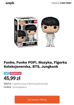 Empik Funko, Funko POP!, Muzyka, Figurka Kolekcjonerska, BTS, Jungkook oferta