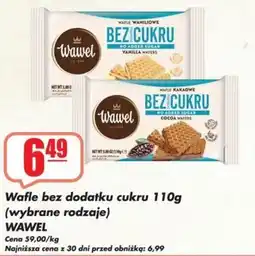 Sezamek Wafle bez dodatku cukru WAWEL oferta