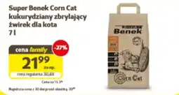 Kakadu Super Benek Corn Cat kukurydziany zbyrlylający żwirek dla kota oferta
