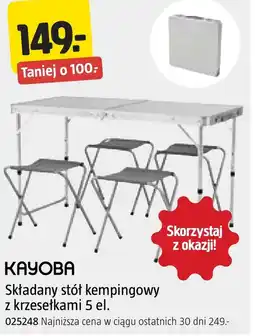 Jula Stół kempingowy Kayoba oferta