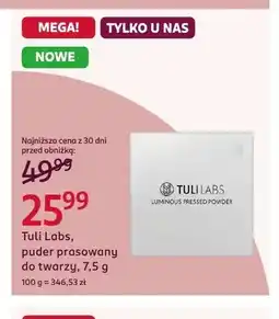 Rossmann Puder prasowany do twarzy Tuli Labs Luminous Pressed Powder oferta