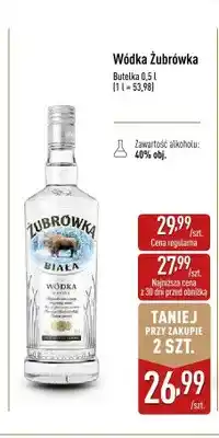 ALDI Wódka Żubrówka Biała oferta