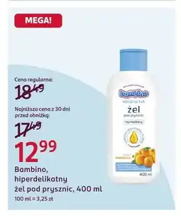 Rossmann Żel pod prysznic Bambino Rodzina hiperdelikatny oferta
