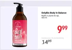 Rossmann Mydło w płynie do rąk OnlyBio Body In Balance Kwiat Wiśni oferta