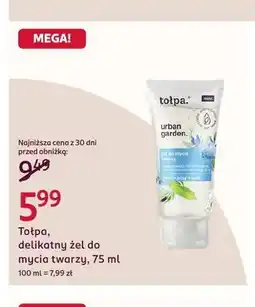 Rossmann Delikatny żel do mycia twarzy Tołpa oferta