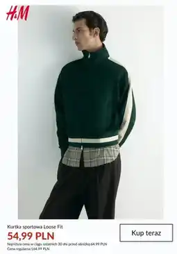 H&M Kurtka sportowa Loose Fit H&M oferta