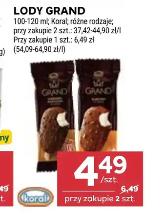 Stokrotka Lody Koral oferta