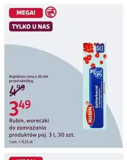 Rossmann Woreczki do zamrażania produktów Rubin oferta