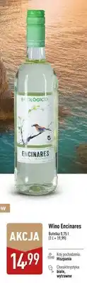 ALDI Wino białe wytrawne Encinares oferta
