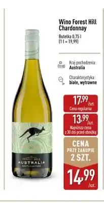 ALDI Wino białe Forest Hill Chardonnay oferta