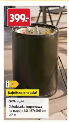 Jula Chłodziarka imprezowa na napoje Bright 30 l 67xØ41 cm oferta