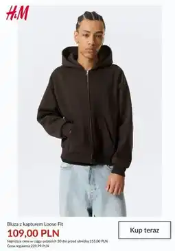 H&M Bluza z kapturem Loose Fit H&M oferta