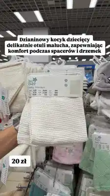 Pepco Kocyk dziecięcy dzianinowy So Cute oferta