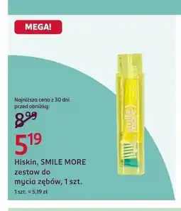 Rossmann Zestaw do mycia zębów Hiskin Smile More oferta