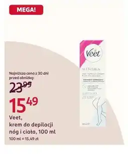 Rossmann Krem do depilacji nóg i ciała Veet Minima oferta