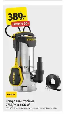 Jula Pompa zanurzeniowa Stanley oferta