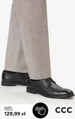 CCC Półbuty męskie Lanetti oferta