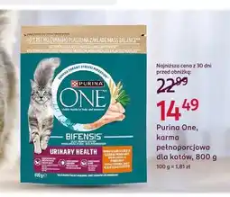 Rossmann Sucha karma dla kotów Purina One Bifensis Urinary Health oferta