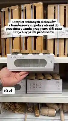 Pepco Zestaw szklanych słoiczków Pepco Home oferta
