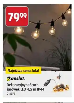 Jula Dekoracyjny łańcuch żarówek LED Anslut oferta