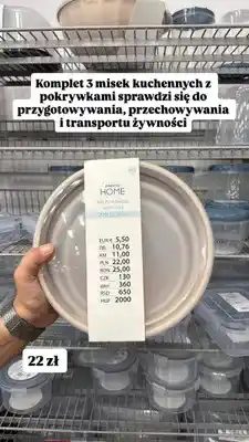 Pepco Komplet misek kuchennych z pokrywkami Pepco Home oferta