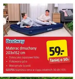 Jula Materac dmuchany Bestway 203x152 cm oferta