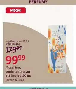 Rossmann Woda toaletowa dla kobiet Moschino I Love Love oferta