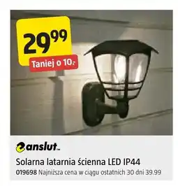 Jula Solarna latarnia ścienna LED IP44 Anslut oferta