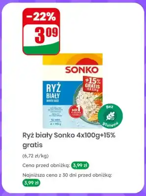 Dino Ryż biały Sonko 4-pak oferta